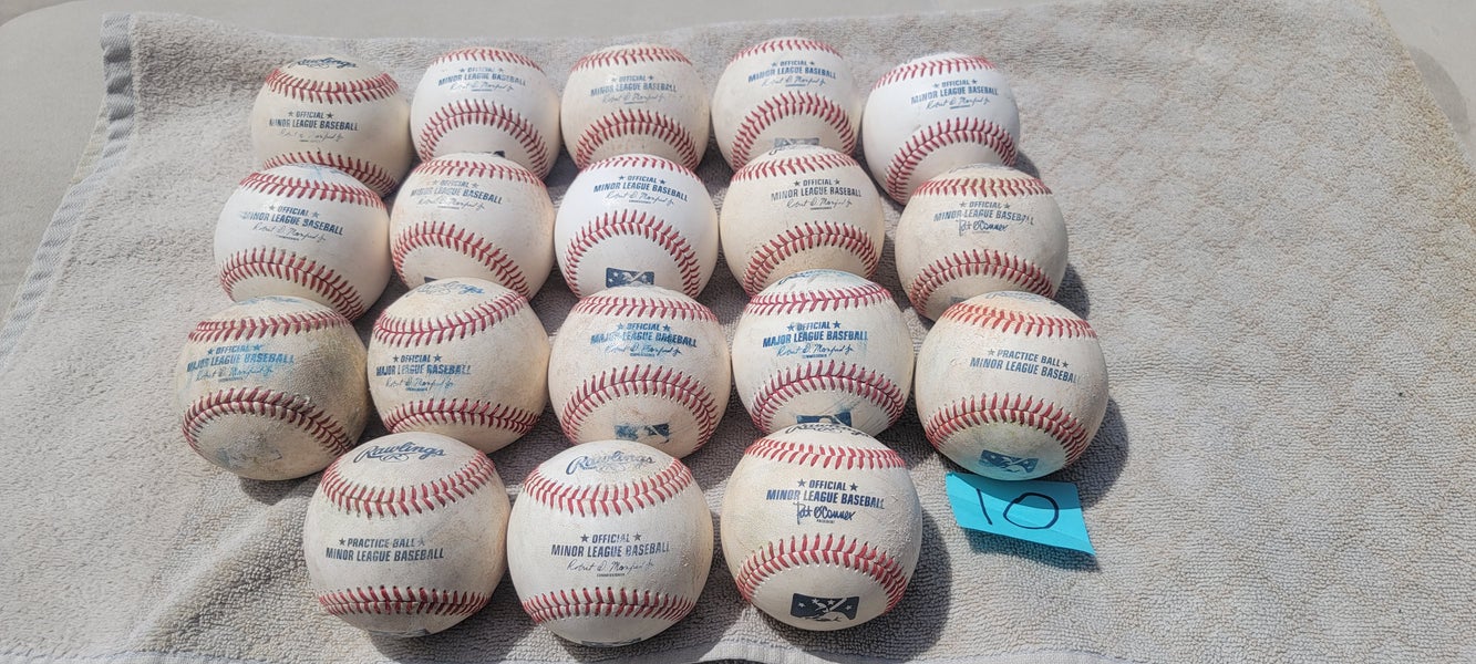Used Rawlings Official Minor League Baseballs 18 Pack