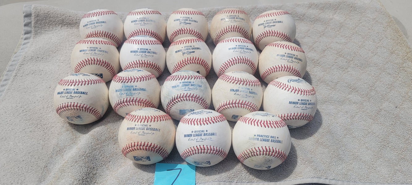 Used Rawlings Official Minor League Baseballs 18 Pack