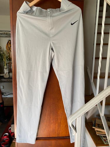 Baseball dri-fit Gray Used Small Nike Pants