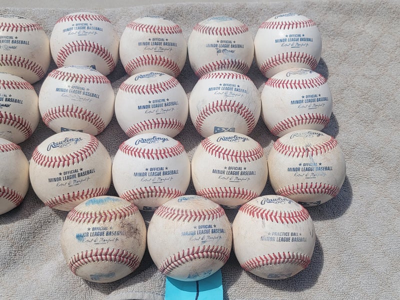 Used Rawlings Official Minor League Baseballs 18 Pack