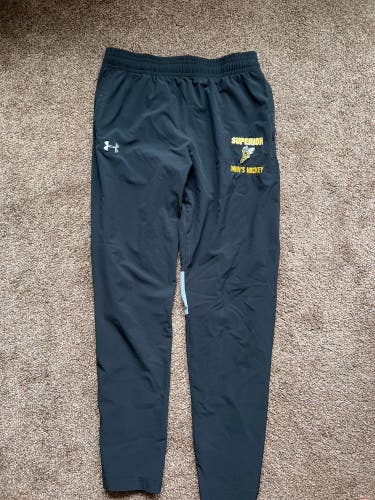 UWS Mens Hockey Black Used Large Under Armour Pants