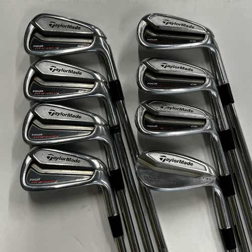 Used Taylormade Tour Preferred Cb 4i-gw Aw Stiff Flex Steel Shaft Iron Sets