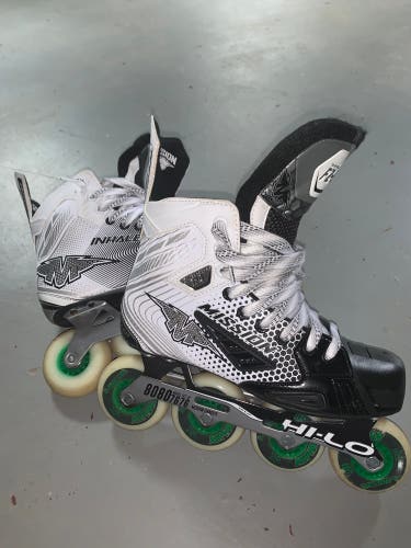 Mint Condition Mission Inhaler FZ-5 Size 7.5 Inline Skates With Extra Wheels (Box Included)