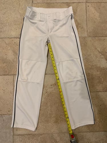 YXL White UNDER ARMOUR baseball pants