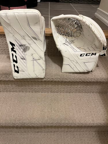 CCM Axis Pro glove And Blocker