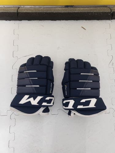 Used CCM Tacks 4 Roll Pro Gloves 13"