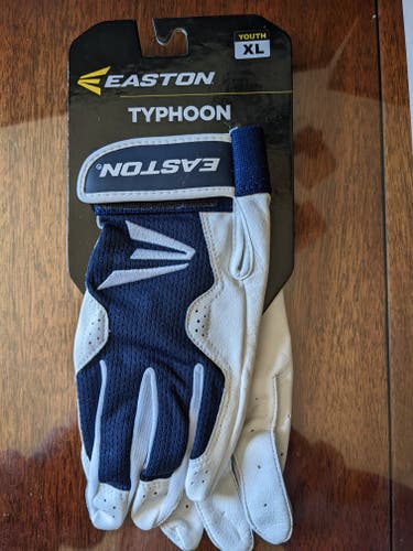 New Youth XL Easton Typhoon Batting Gloves