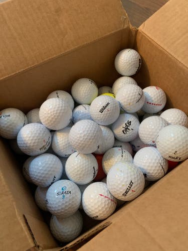 50 Golf Balls Assorted Brands