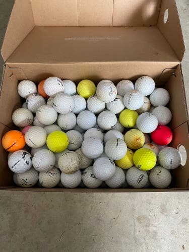 100 Mixed Golf Balls