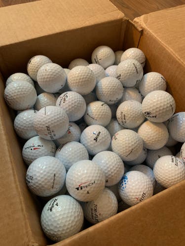 100 Golf Balls Assorted Brands