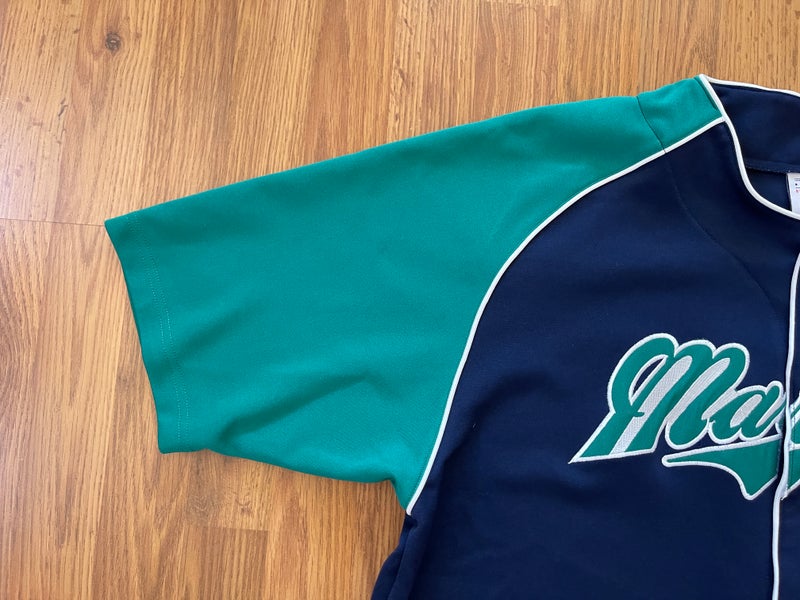 Seattle Mariners MLB BASEBALL SUPER VINTAGE True Fan Size XL Baseball Jersey!