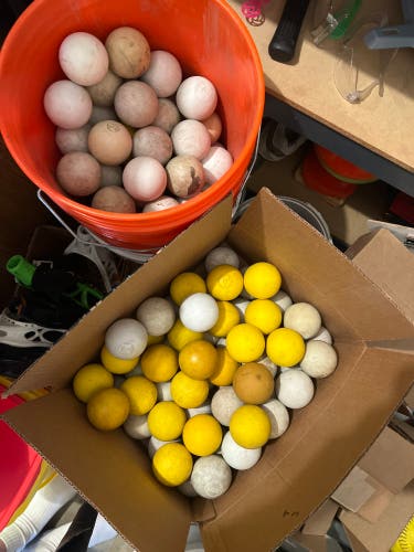 15 Pack white Lacrosse Balls