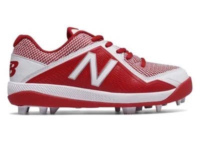 New Balance 4040v4 Red Molded Cleat Size 3.5
