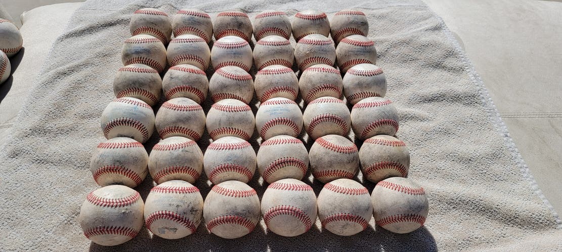 Used Rawlings Official Minor League Baseballs 36 Pack (3 Dozen)