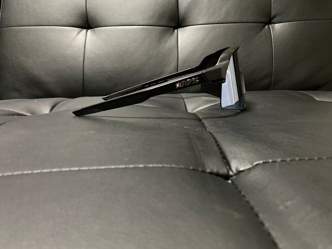 100% S3 Sunglasses With Blue Mirror Lens