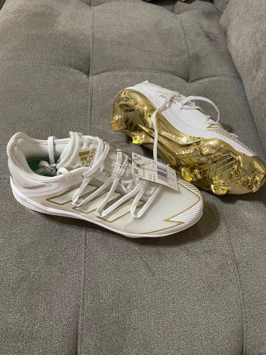 New Adidas afterburner 7 gold Sz 10
