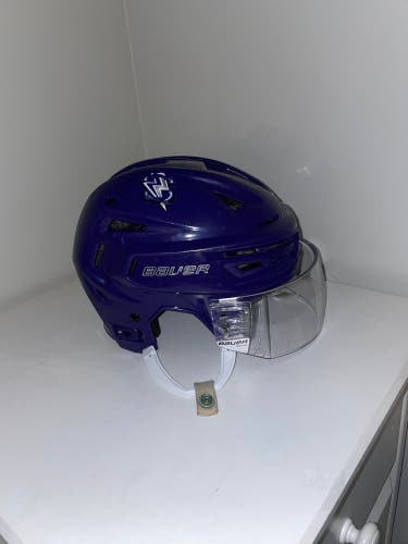Used Medium Bauer Pro Stock Re-Akt 150 Helmet