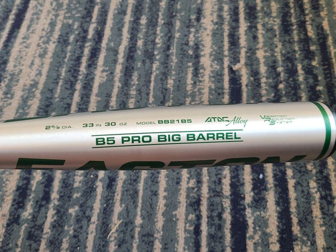 New BBCOR Certified 2021 Easton Alloy B5 Pro Big Barrel Bat (-3) 30 oz 33"