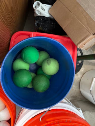 Green 6 Pack Lacrosse Ball