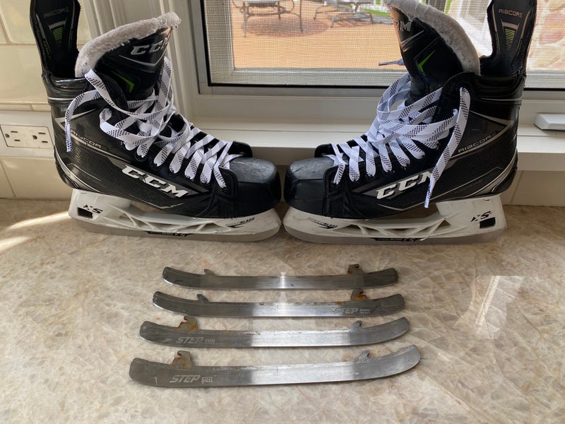 Used CCM 78K Regular Width Size 6.5 RibCor Hockey Skates