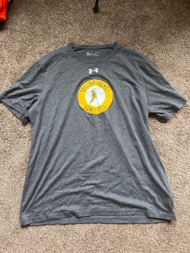 UWS Hockey Gray Used Large Under Armour Shirt