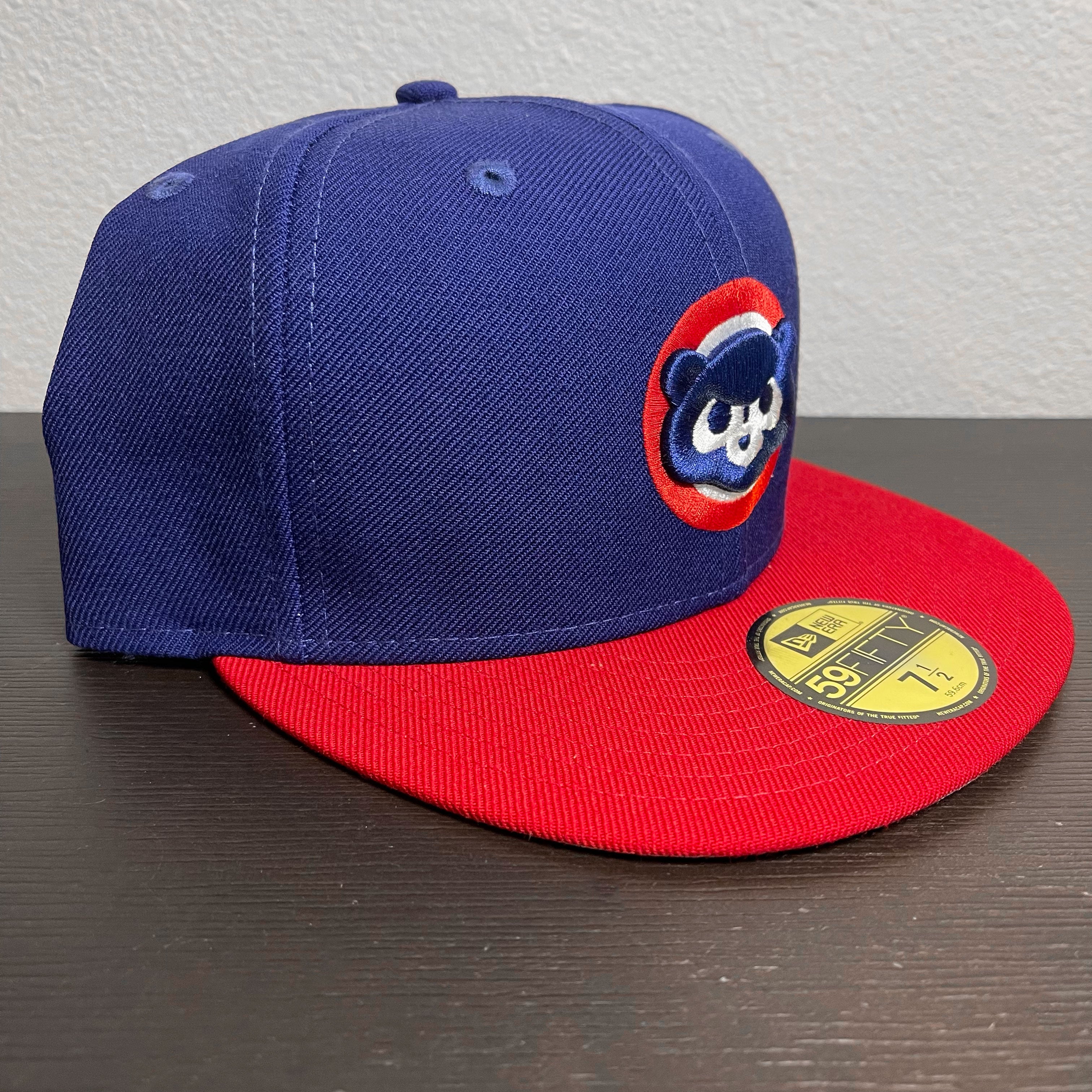 Vintage Chicago Cubs Cooperstown Collection New Era Size 7 1/2 Fitted Hat  Cap