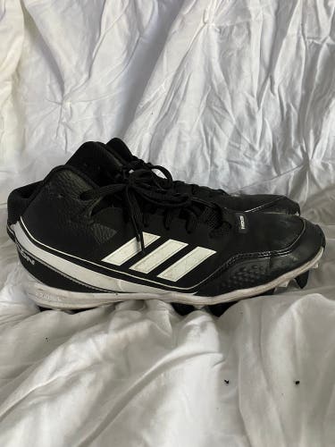 Black Men's Molded Cleats High Top Icon