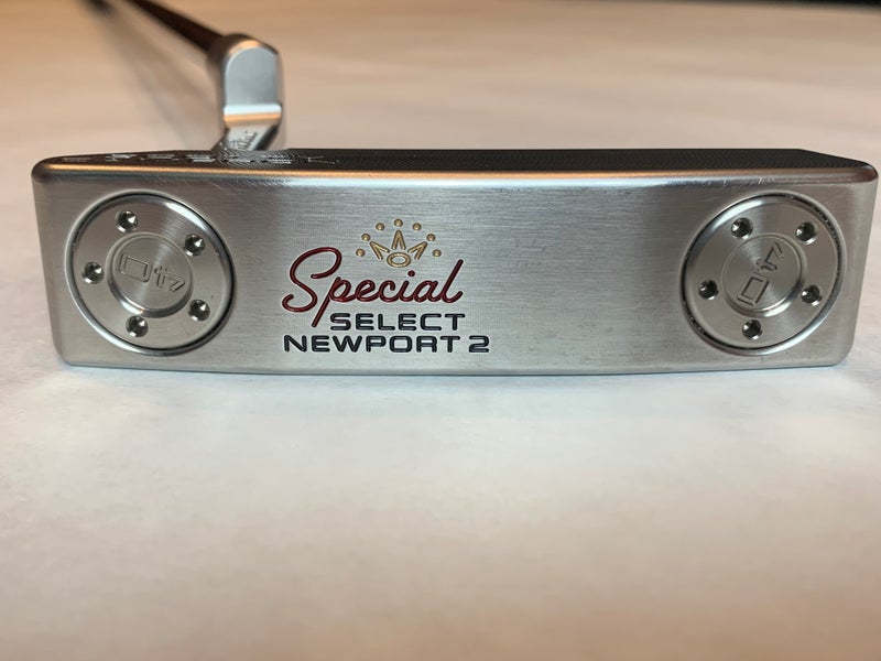 Excellent Condition Scotty Cameron Left Hand Special Select Newport 2 Putter, 33 inches