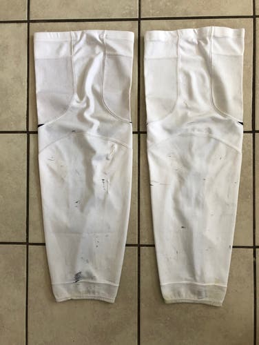 White with Black Stripe Senior XL Reebok Practice Socks