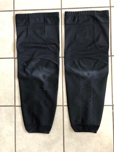 Black with White Stripe Senior XL Reebok Practice Socks