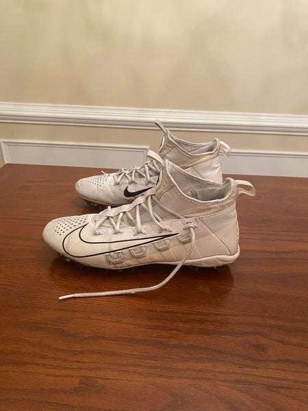 White Men's Size 11 (Women's 12) Nike Huarache 6 Lacrosse Cleats