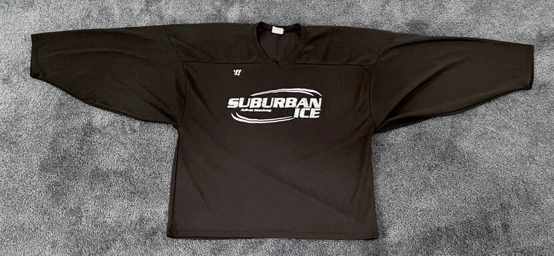 Senior Black Warrior Hockey Jersey XL #10