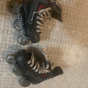 Used Bauer Regular Width Size 13 Inline Skates