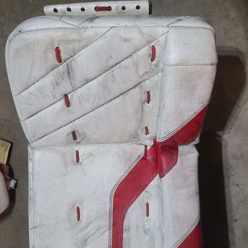 Used 36" Warrior Ritual G2 Goalie Leg Pads