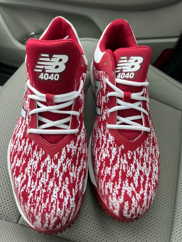 Red Men's Size Men's 15 New Balance Shoes Baseball Turf
