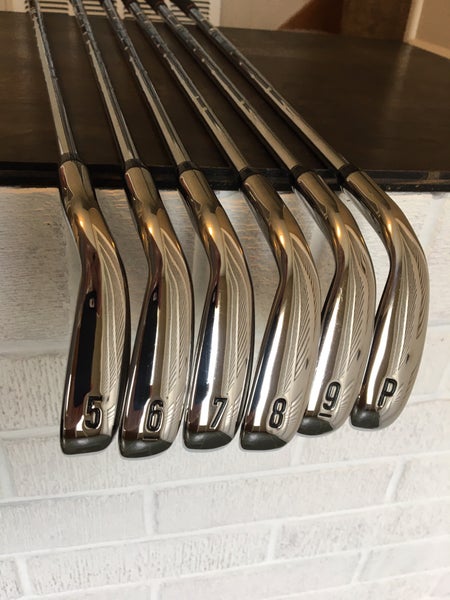 Used Stiff Flex Steel Shaft X2 Hot Iron Set 5-PW RH