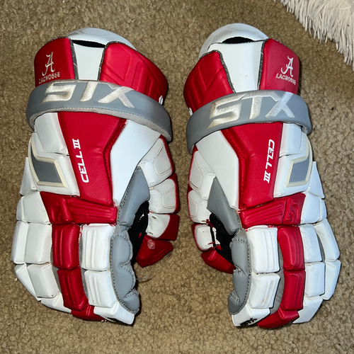 University of Alabama STX Cell III Lacrosse Gloves 13"