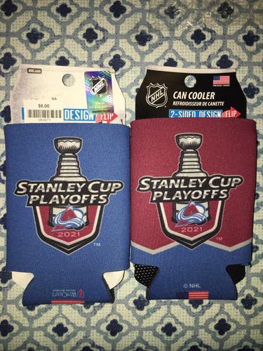 2-NEW STANLEY CUP PLAYOFFS 2021 COLORADO AVALANCHE   CAN HOLDERS (COZIE)