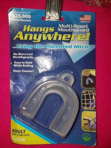 New QuickHitch Multi-Sport MouthGuard, Hangs Anywhere (T=40/2)