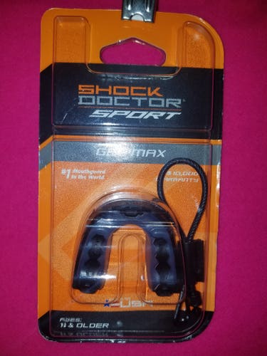 New SHOCK DOCTORS SPORT Gel Mouthguard Ages 11 And Older (T=40/2)