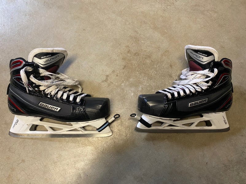 Used Bauer Extra Wide Width Size 11 Vapor X700 Hockey Goalie Skates