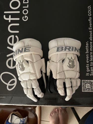 Used Goalie Brine 12" King Superlight Lacrosse Gloves