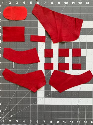 Pittards Digital Palm Replacement Repair Overlay Palms - Repalm material for Pro Stock Hockey Gloves