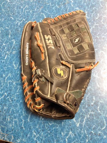 Used SSK Left Hand Throw Infield Softball Glove 13"