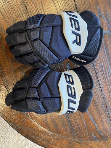 Used Bauer Supreme 2S Pro Gloves 14" Pro Stock