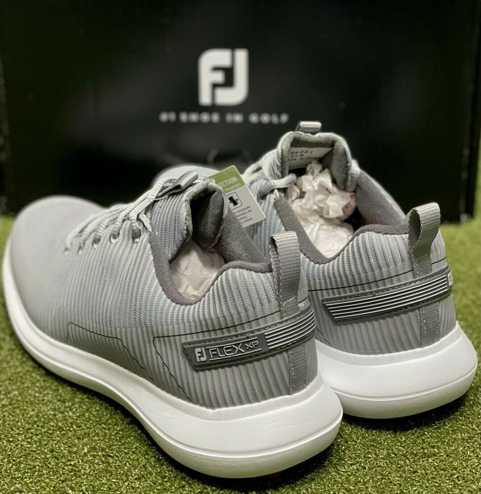 FootJoy FJ Flex XP Spikeless Golf Shoes 56251 Grey 10.5 Medium (D