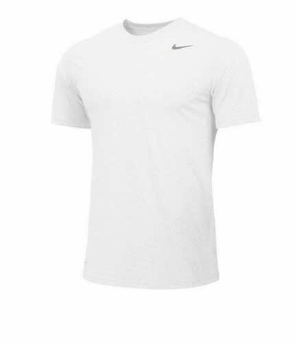 Nike Legend DRI-FIT Training Performance SS Shirt Men's Small 727982 White