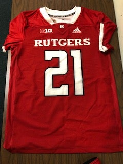 Rutgers Red Adult Men's New Large Adidas Jersey