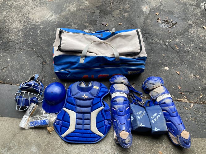 Used All Star System 7 Catcher's Set