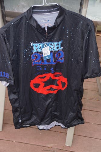 Black Adult Unisex New XXXL Primal RUSH 2012 Cycle Jersey